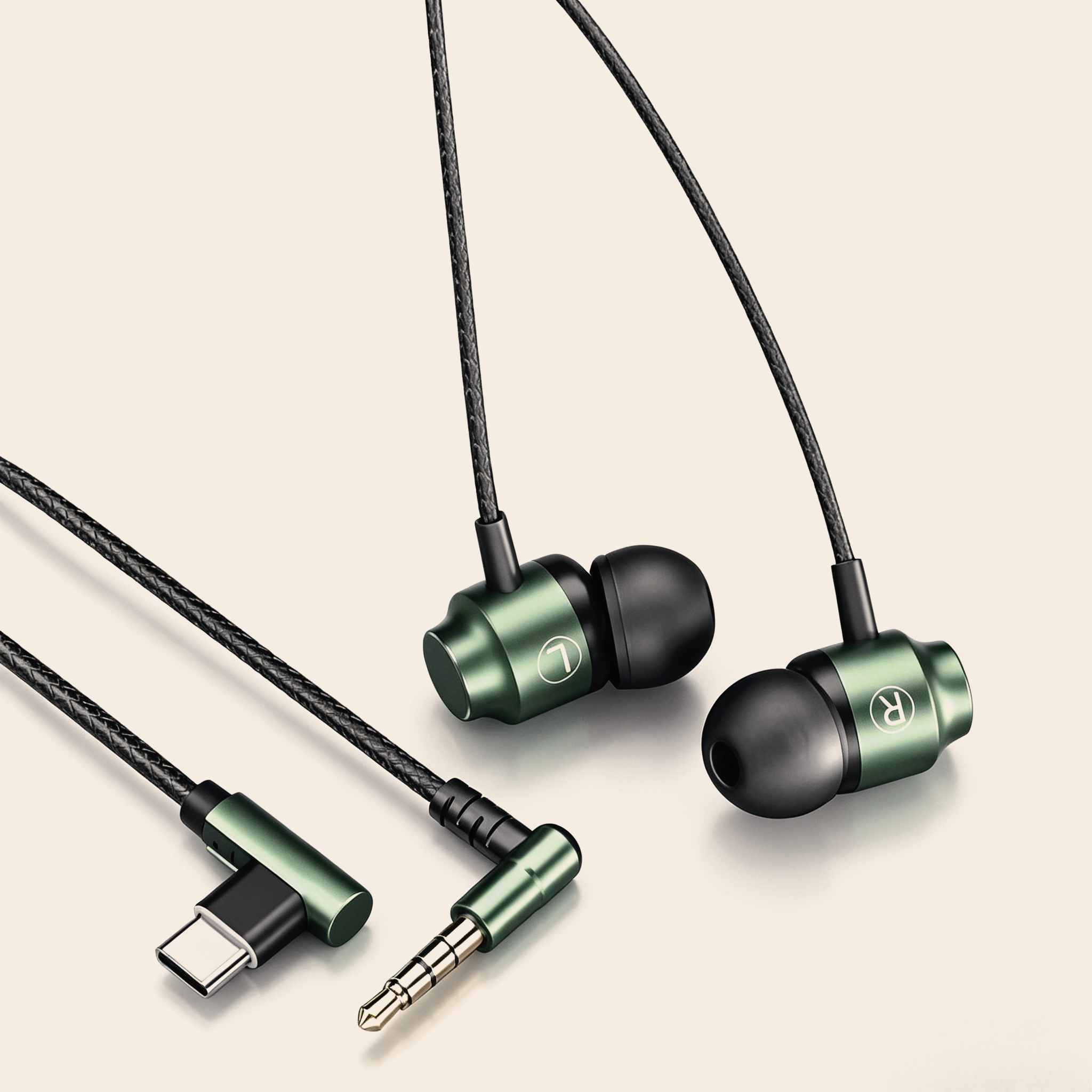 Audio Music Game - HiFi Surround Sound Wired In-Ear Headphones