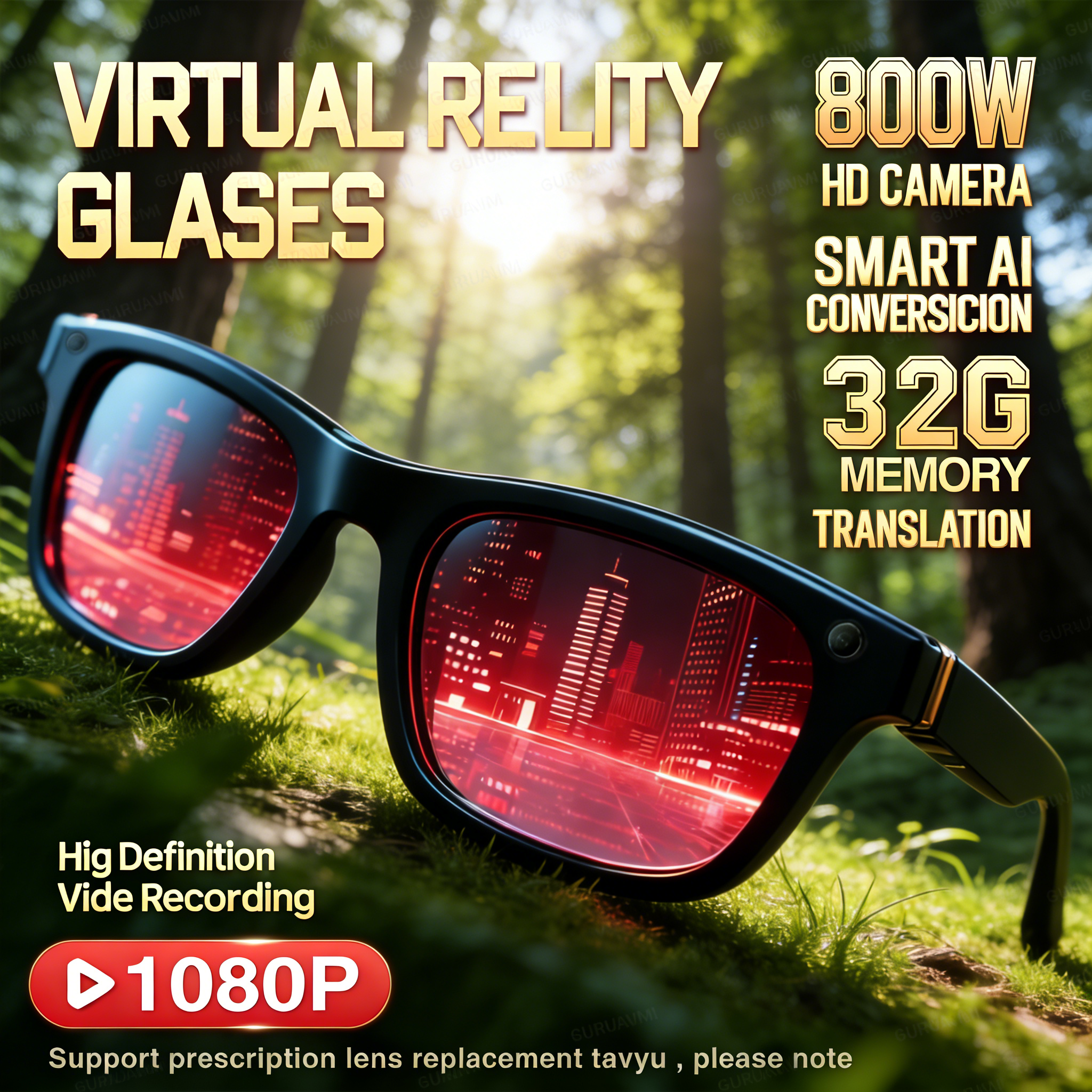 Audio Music To Video - 2026 New AI Smart Glasses with