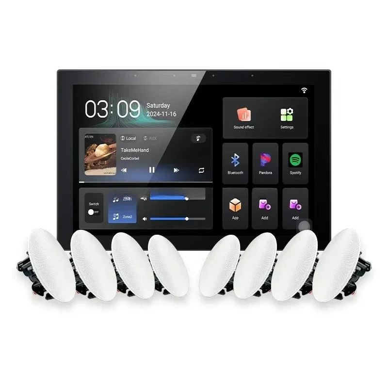 Audio Music Background Free - 10-Inch Smart Home Automation Wall Amplifier