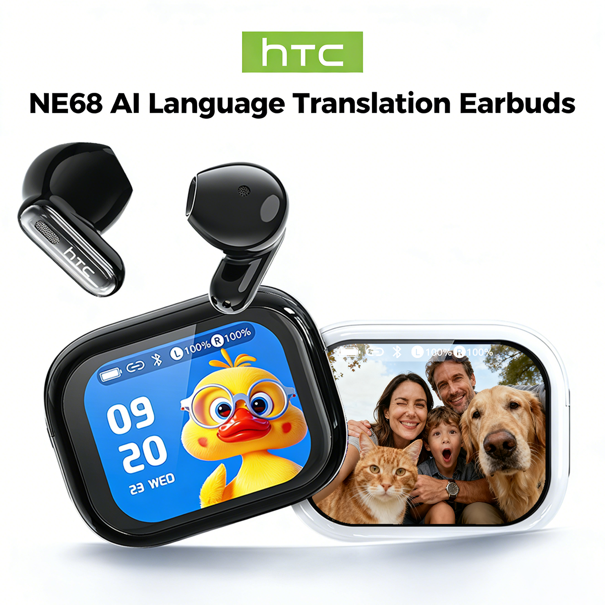 Audio Music Game - HD Screen Wireless Earphones Bluetooth Music
