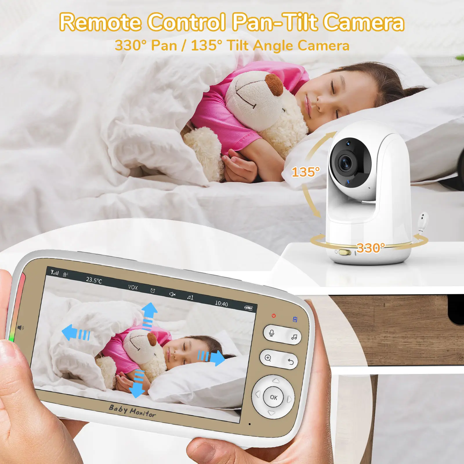 VB803 PRO Baby Monitor with 2p - Audio Music To Video reseña y precio