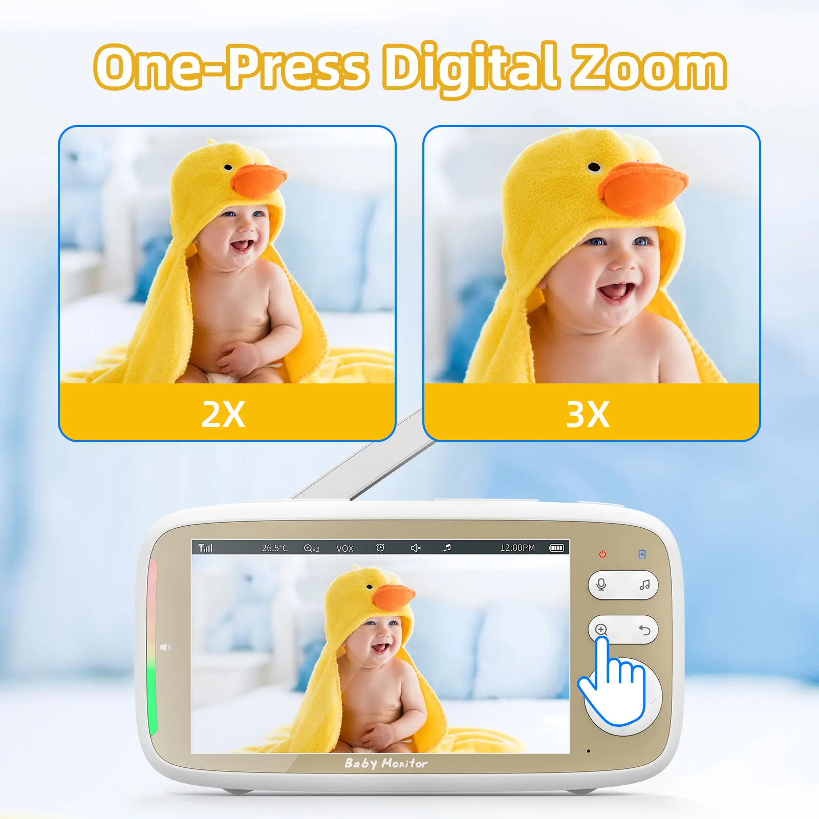 VB803 PRO Baby Monitor with 2p - Audio Music To Video reseña y precio