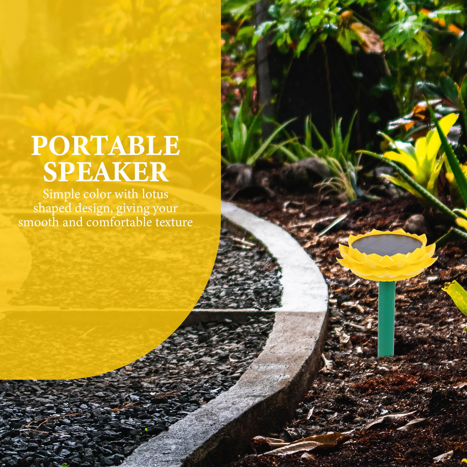 Solar Powered Waterproof Outdo - Audio Music New Song reseña y precio