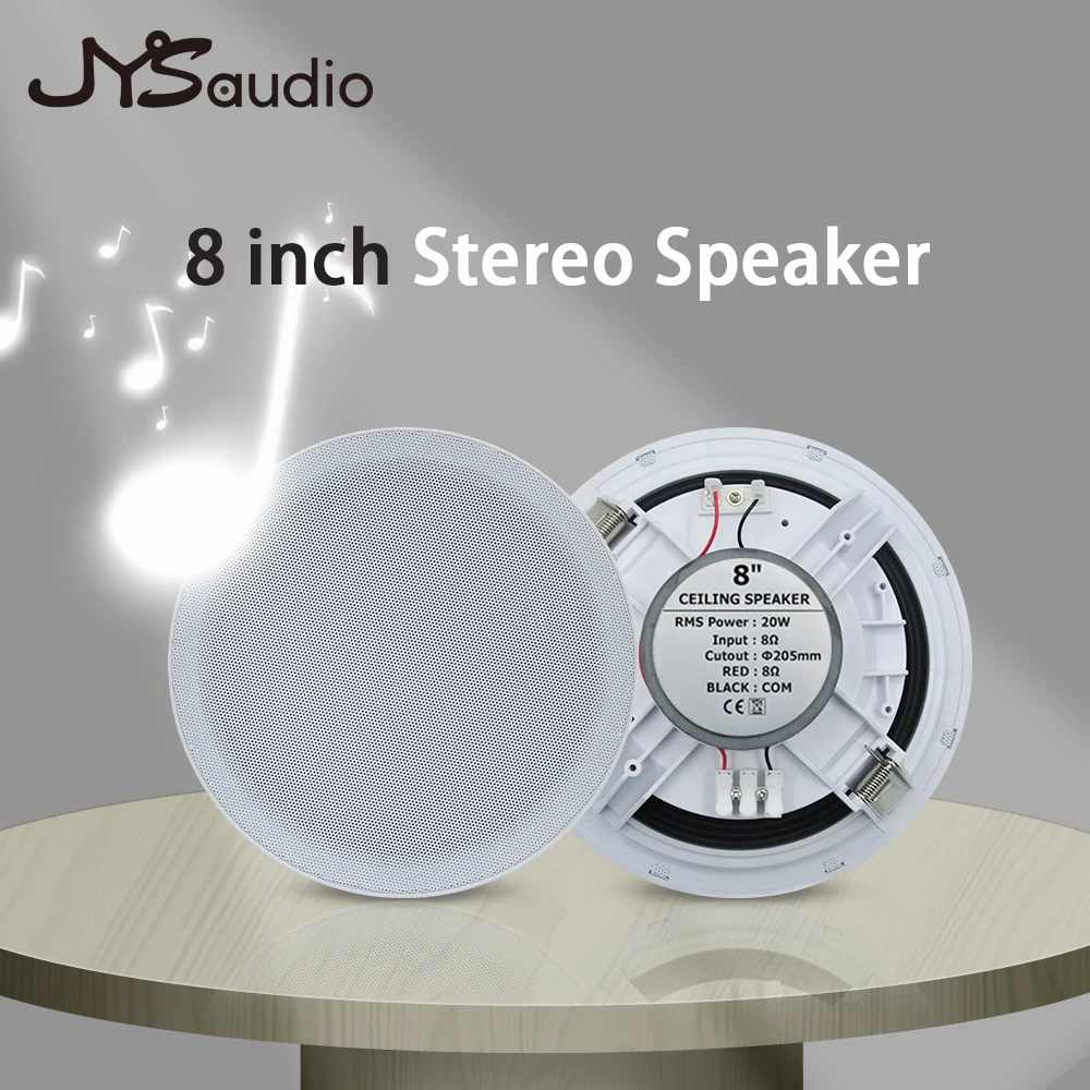 20W Ceiling Speaker Stereo 8 i - Audio Music Background Free reseña y precio