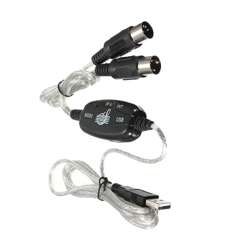B50B-2X USB To MIDI 5Pin Cable - Audio Music Edit reseña y precio