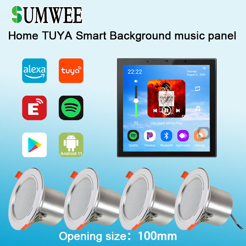 4 Inch Android 11 Tuya Smart H - Audio Music Background Free reseña y precio