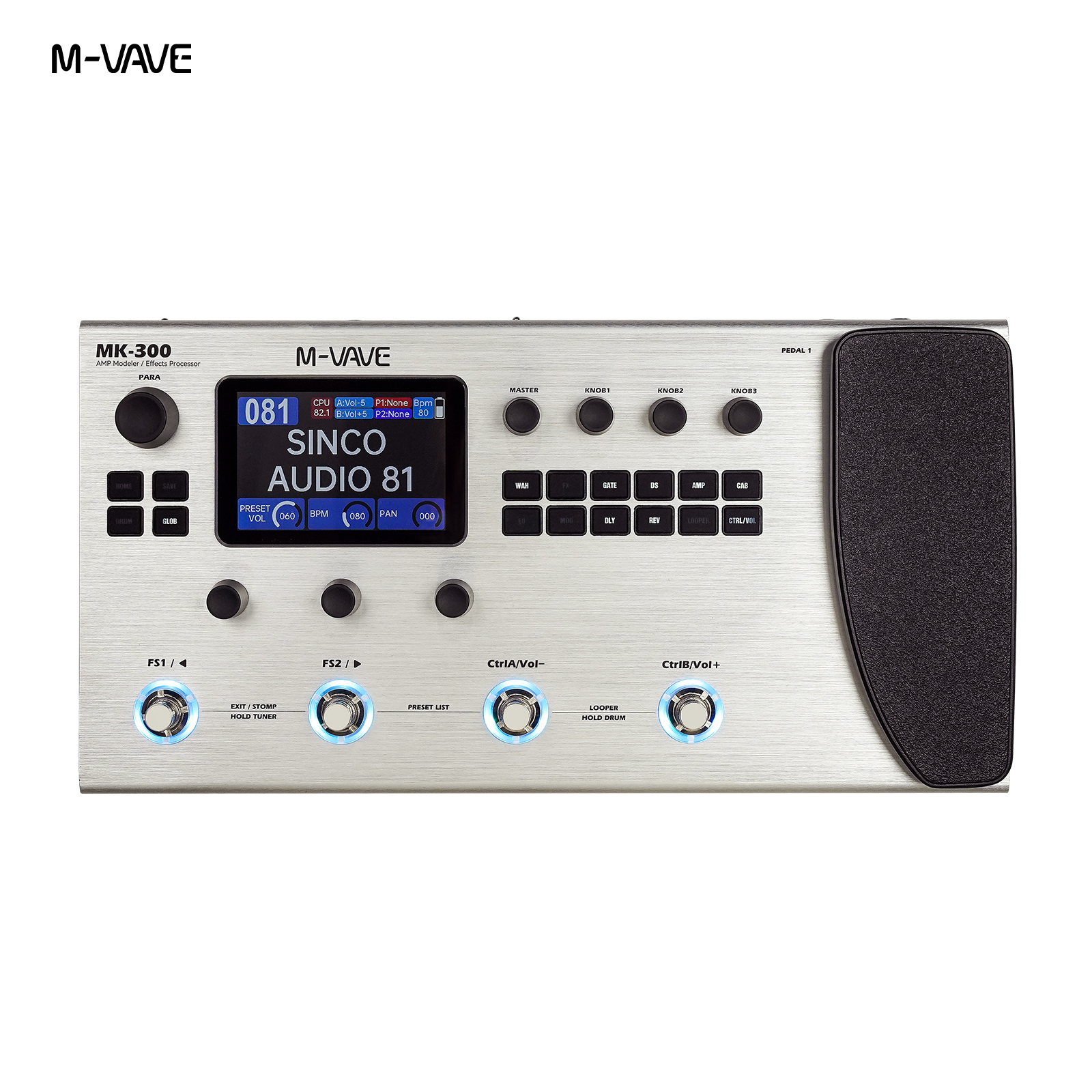 M-VAVE MK-300 Multi-Function G - Looper Pedal Guitar reseña y precio