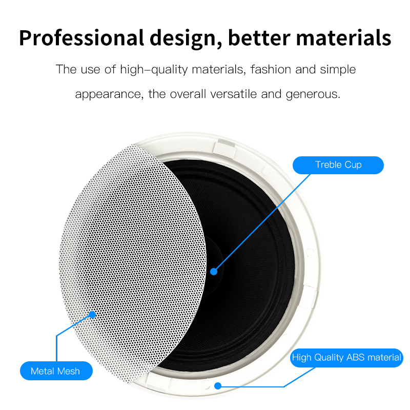 6 Inch 8ohm Ceiling Speaker Fu - Audio Music Background Free reseña y precio