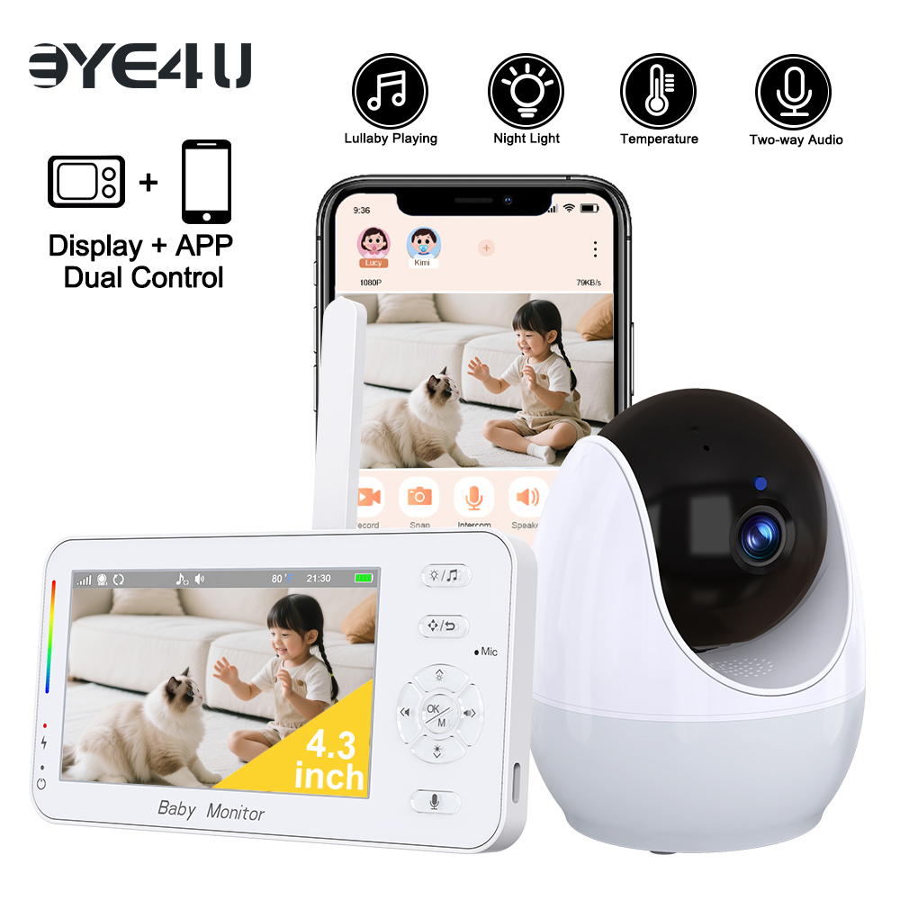 4.3 Inch Display Baby Monitor  - Audio Music Track reseña y precio