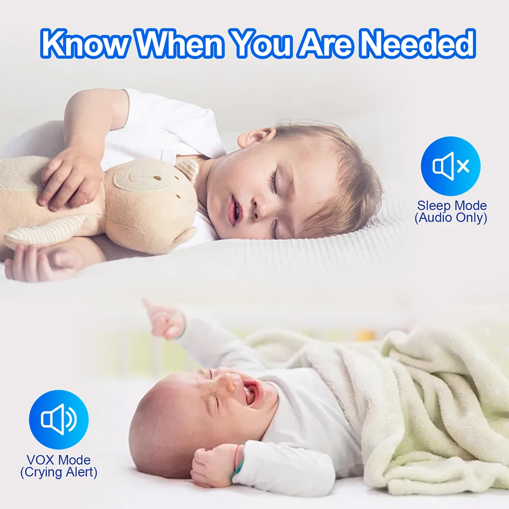 7.0'' Video Baby Monitor 720P  - Audio Music To Video reseña y precio