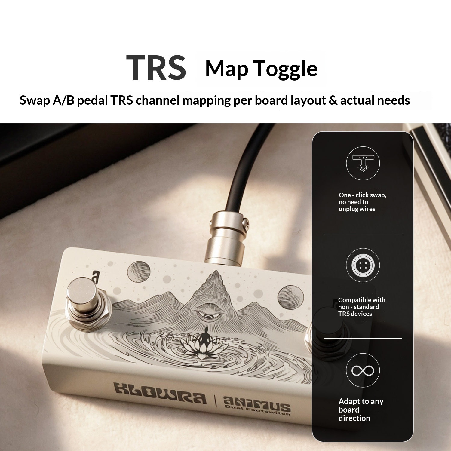 KLOWRA Animus Dual Momentary F - Looper Pedal Guitar reseña y precio