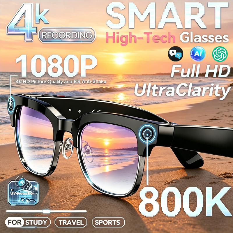 Smart Camera Glasses Photo and - Audio Music To Video reseña y precio