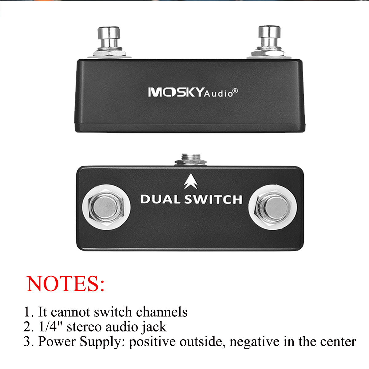 MOSKY DUAL SWITCH Guitar Effec - Looper Pedal Guitar reseña y precio