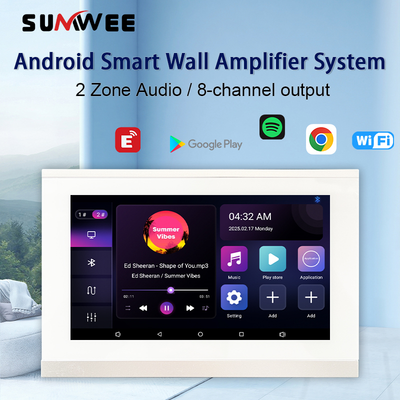 2zone audio in wall amplifier  - Audio Music Background Free reseña y precio