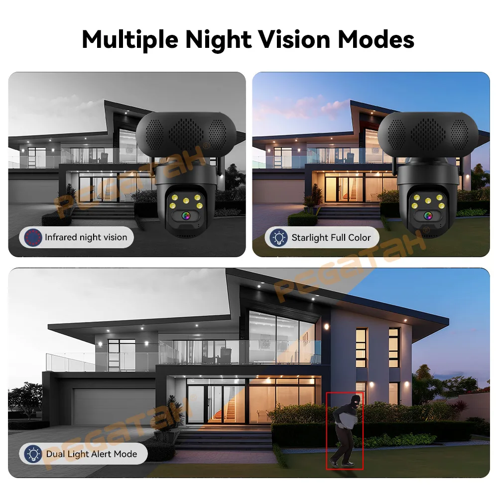 5MP IP Camera Outdoor 2.4G WiF - Audio Music Track reseña y precio
