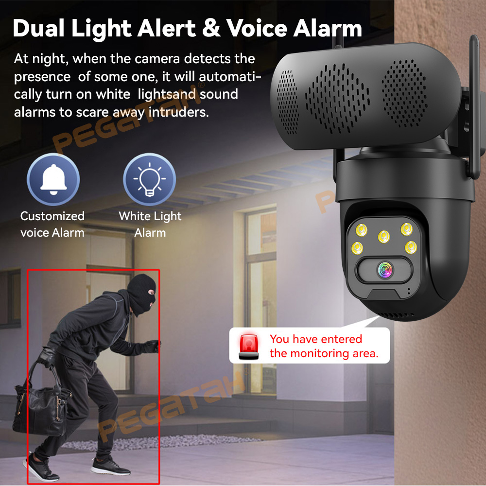 5MP IP Camera Outdoor 2.4G WiF - Audio Music Track reseña y precio