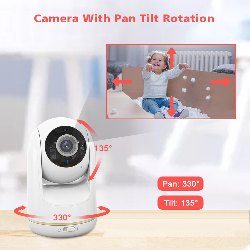 VB803 Baby Monitor 5 Inch 720P - Audio Music To Video reseña y precio