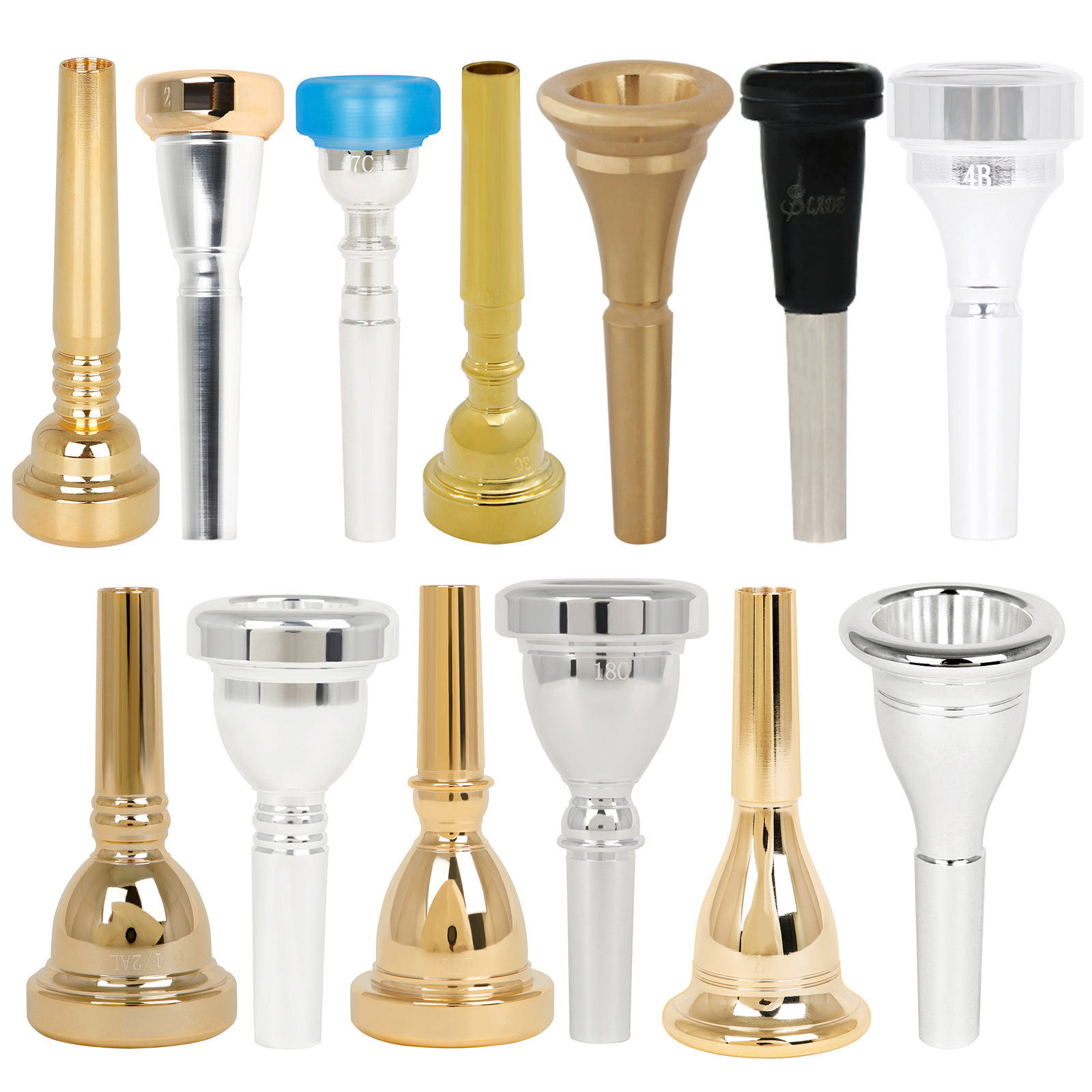 SLADE Brass Instrument Trumpet - Trombone Mouthpiece reseña y precio