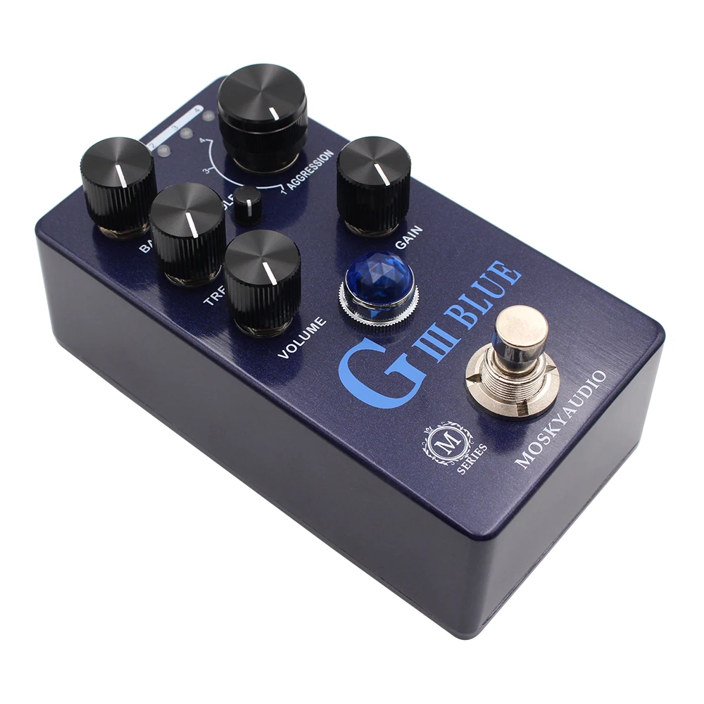 Mosky G III BLUE Overdrive Dis - Looper Pedal Guitar reseña y precio