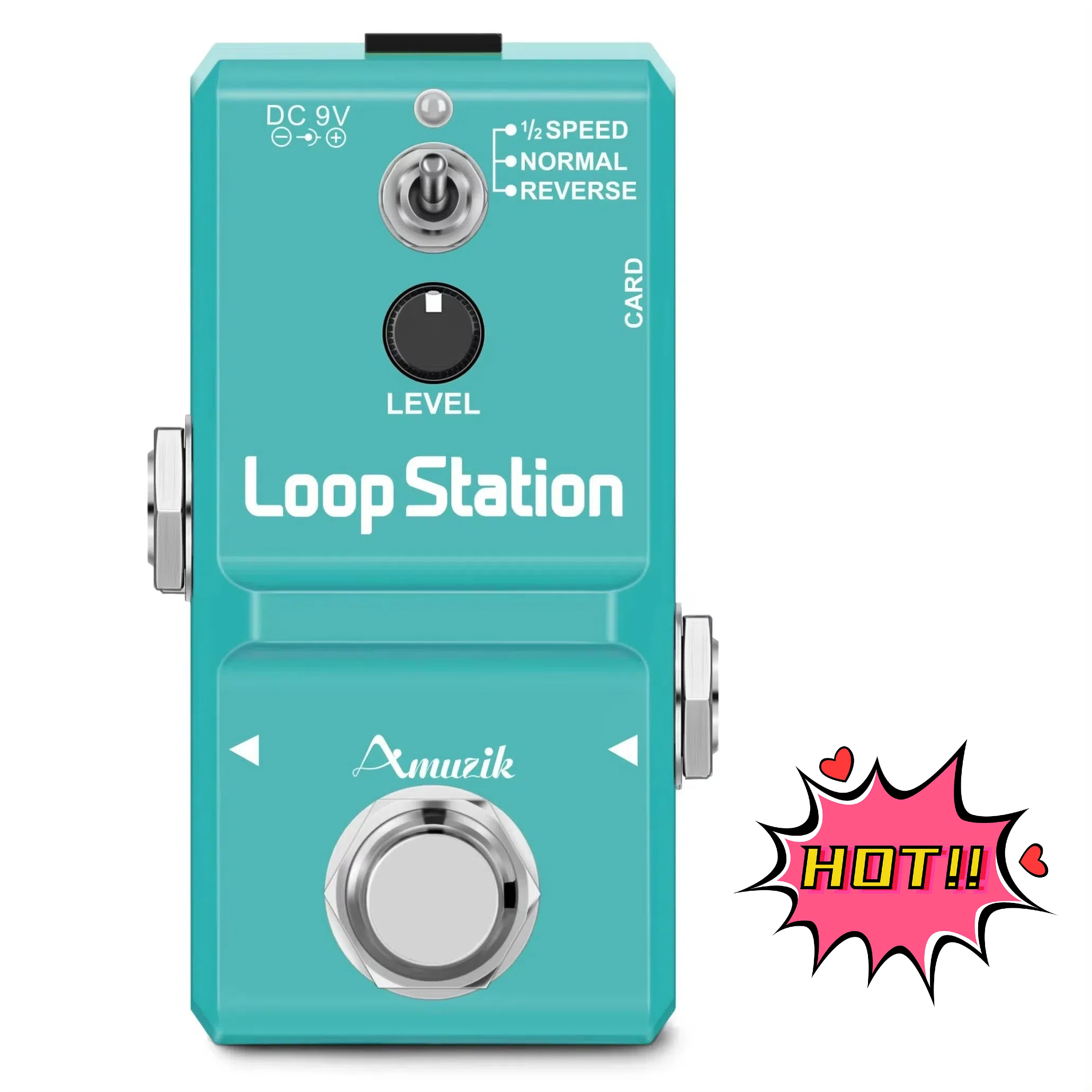 Amuzik Guitar Bass Keyboard Rh - Looper Pedal Guitar reseña y precio