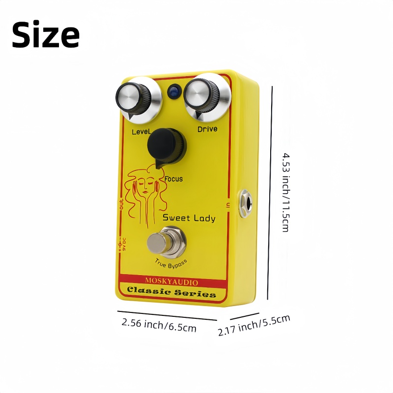 Mosky Audio SWEET LADY Overdri - Looper Pedal Guitar reseña y precio