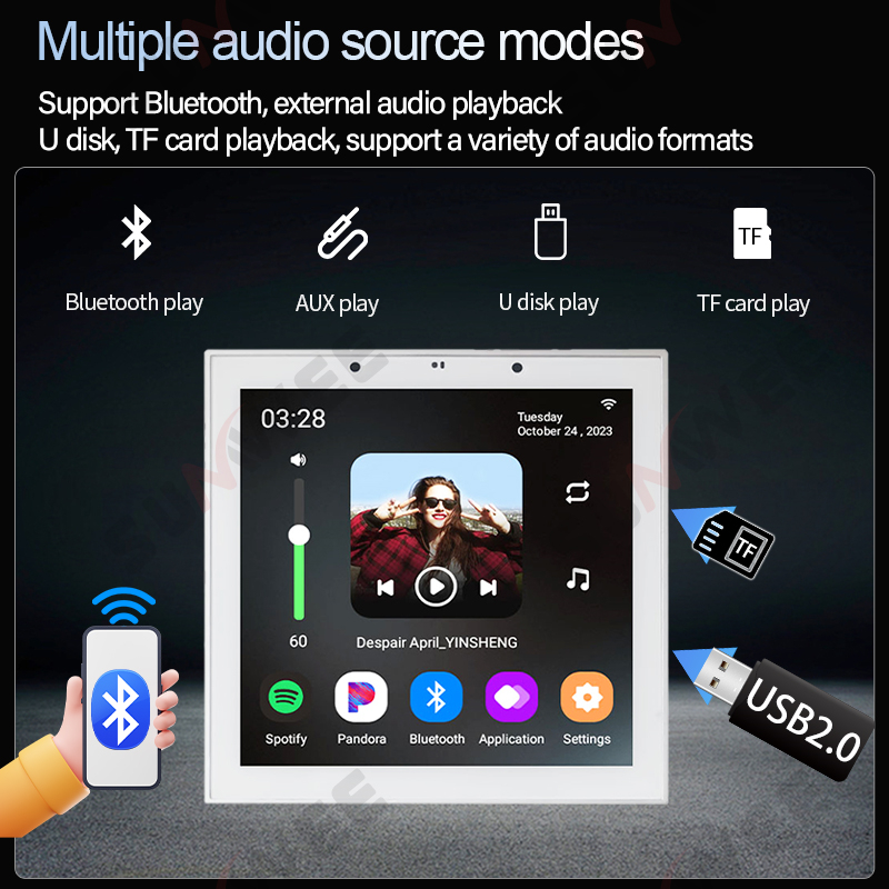 Smart Home Touch Screen 4 Inch - Audio Music Background Free reseña y precio