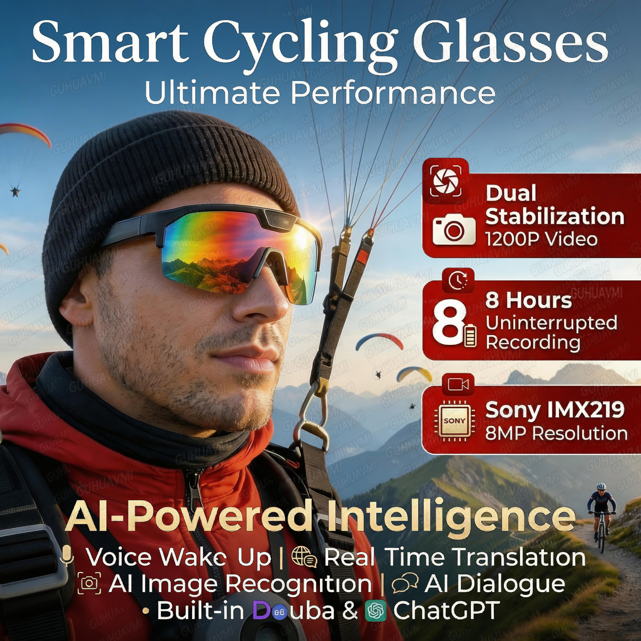 2026 New AI Smart Sports Glass - Audio Music To Video reseña y precio