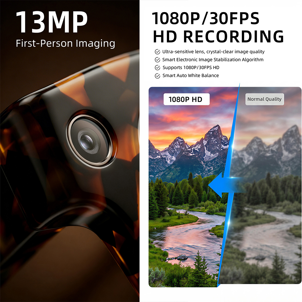 G600 Pro AI Smart Glasses 13MP - Audio Music To Video reseña y precio