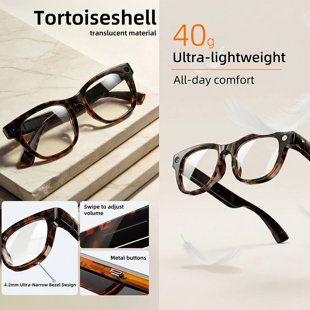 G600 Pro AI Smart Glasses 13MP - Audio Music To Video reseña y precio
