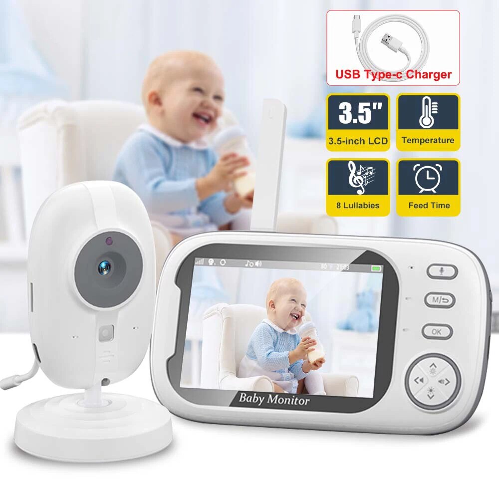 3.5'' Video Baby Monitor 2.4G  - Audio Music To Video reseña y precio