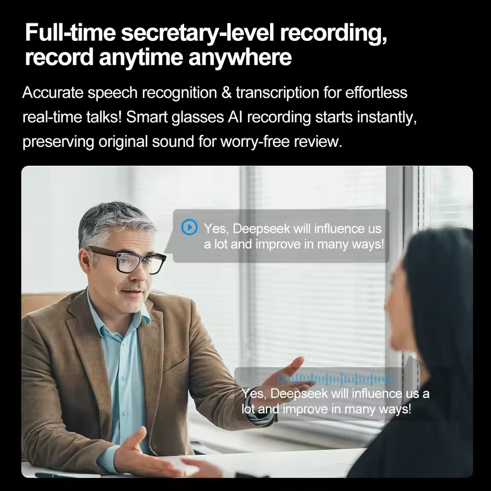 2026 New AI Smart Glasses with - Audio Music To Video reseña y precio