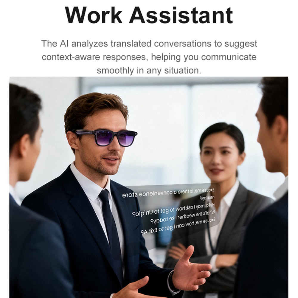 Smart Glasses AI Assistant Rea - Audio Music To Video reseña y precio