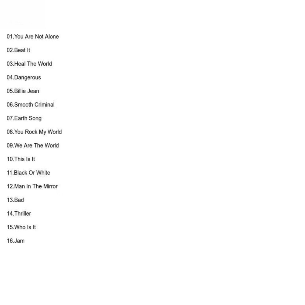 Michael Jackson Greatest Hits  - Audio Music Track reseña y precio
