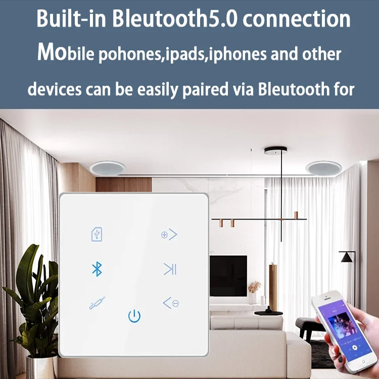 Bluetooth Wall Amplifier Home  - Audio Music Background Free reseña y precio