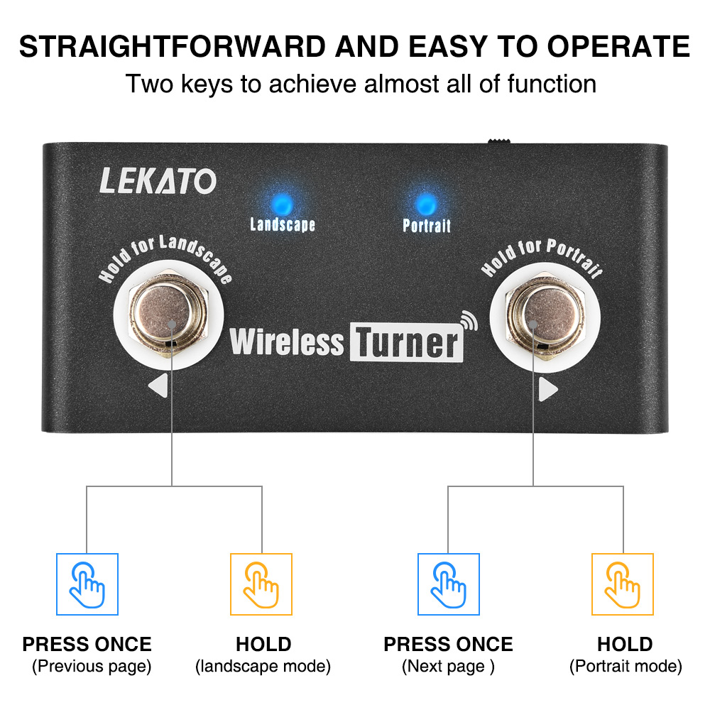 Lekato Wireless External Page  - Looper Pedal Guitar reseña y precio