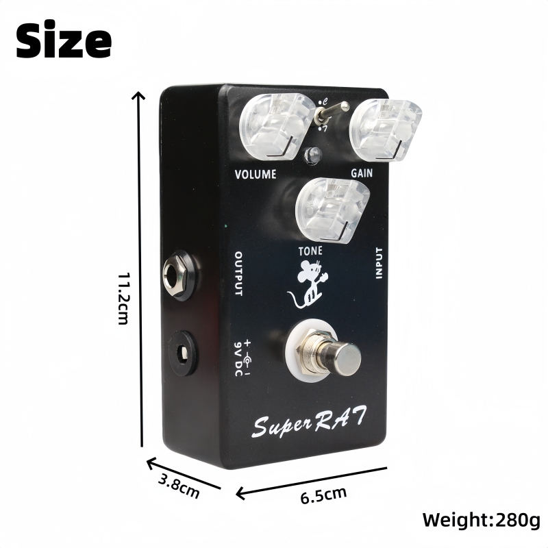 Mosky Super RAT Guitar Effect  - Looper Pedal Guitar reseña y precio