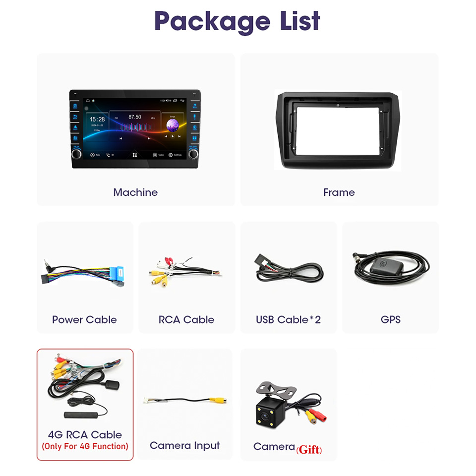8G Ram 128GB Android 14 Car Ra - Audio Music India reseña y precio