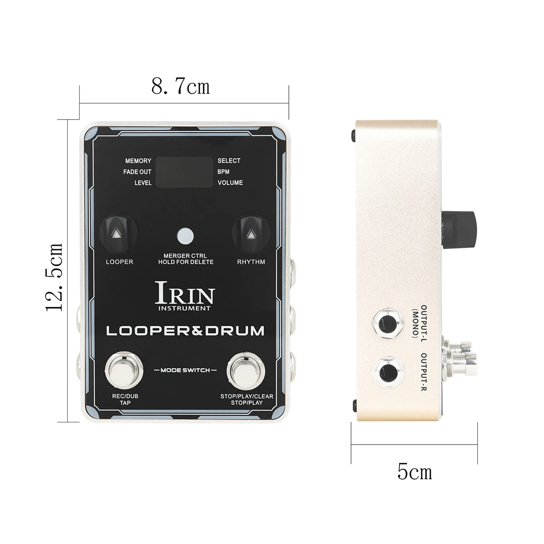 IRIN XS-04 Loop Recording Guit - Looper Pedal Guitar reseña y precio