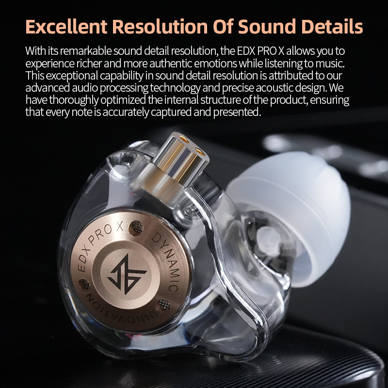 KZ EDX PRO X Dynamic Drive Ear - Audio Music Game reseña y precio