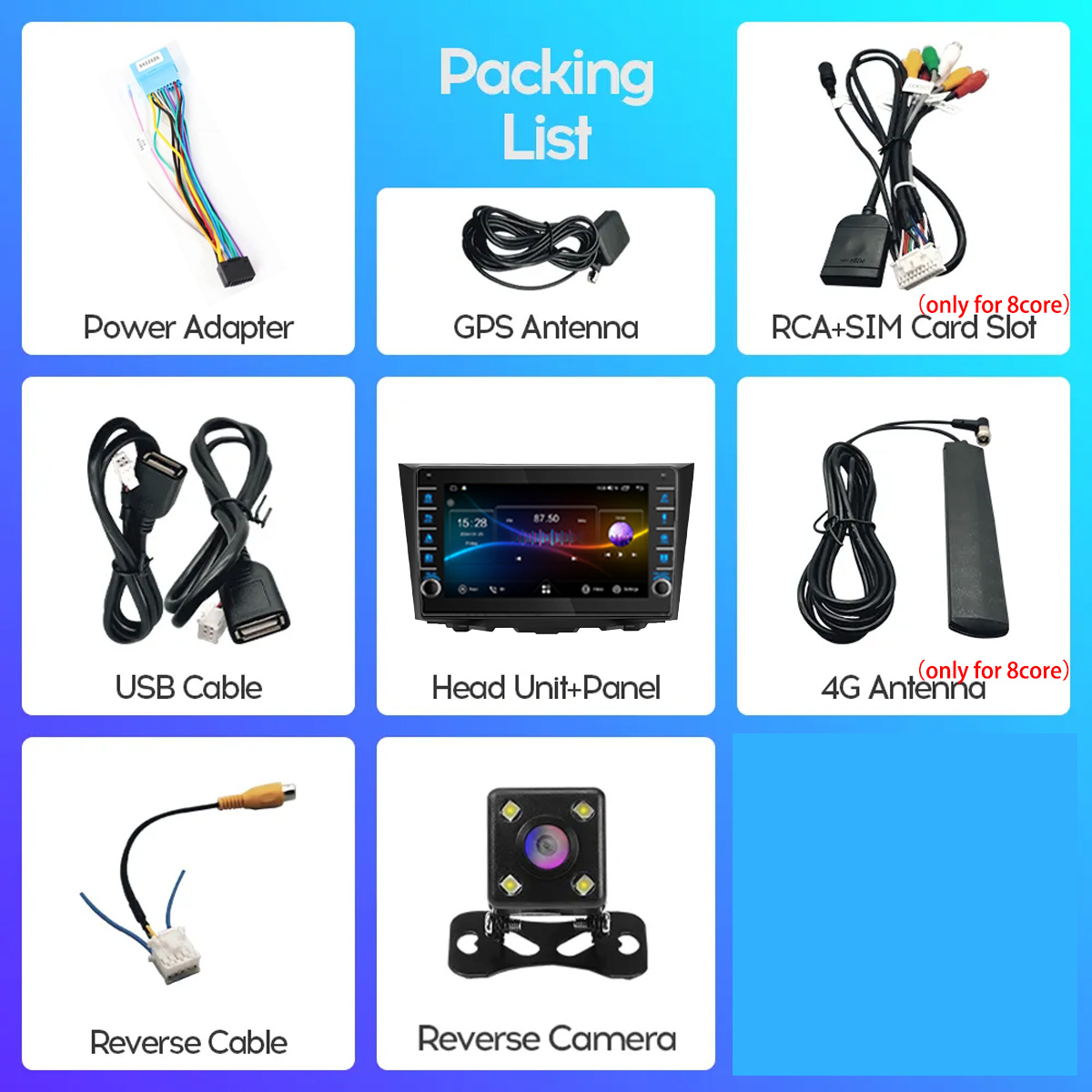 8G Ram 128GB Android 14 Car Ra - Audio Music India reseña y precio