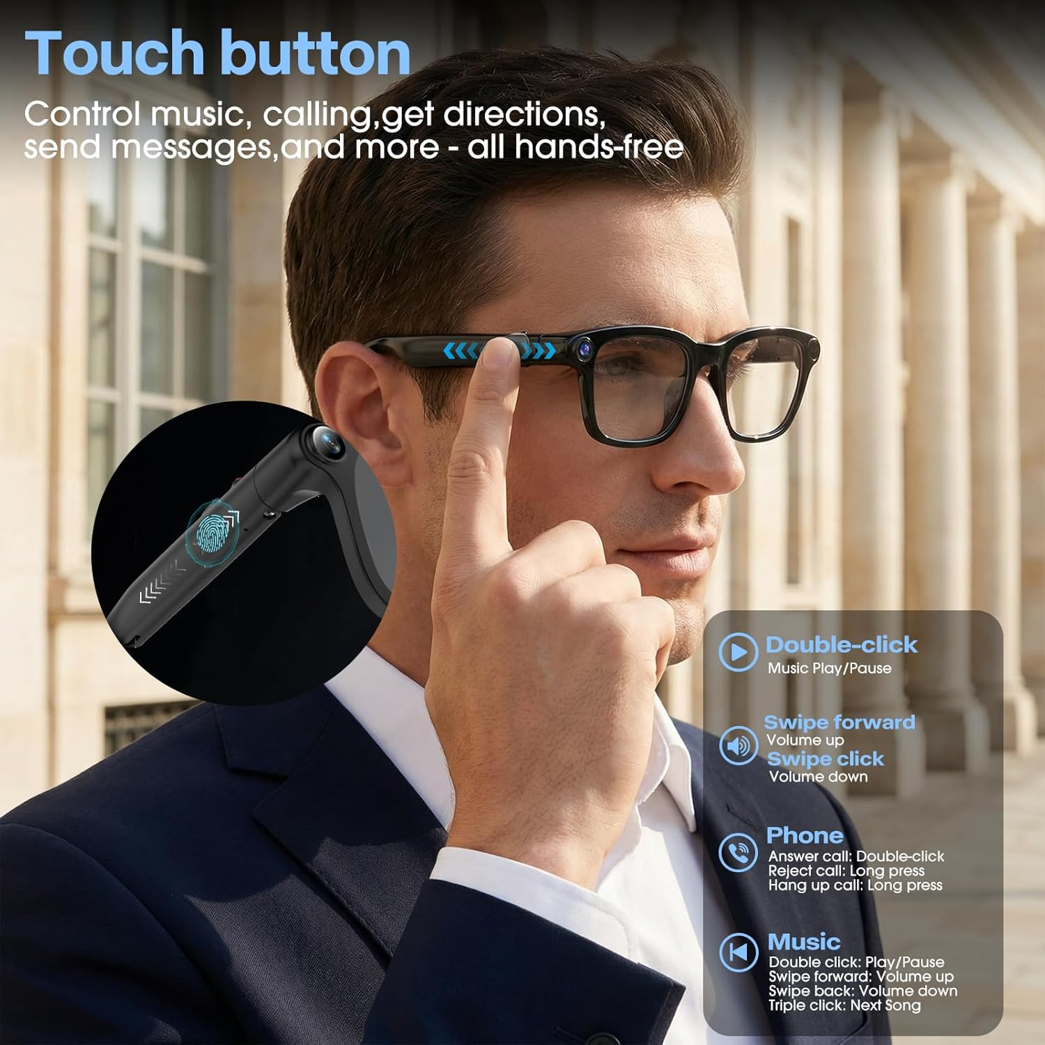 2026 New HD Smart Audio Glasse - Audio Music To Video reseña y precio