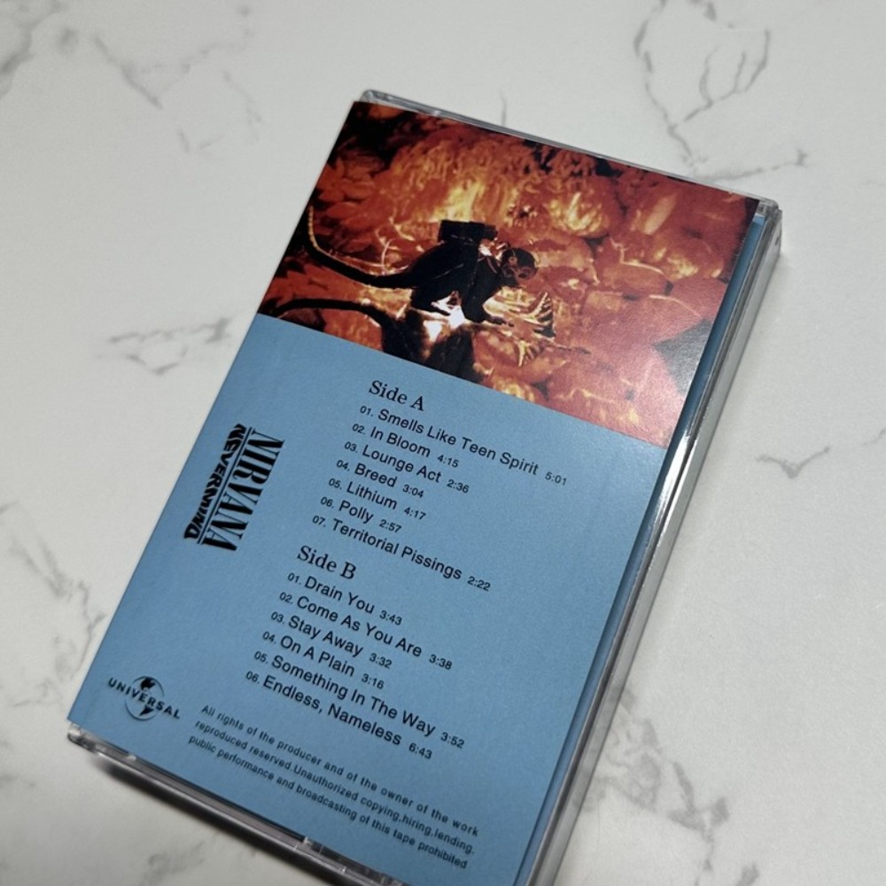 Nirvana Cassette Tape Rock Eng - Audio Music New Song reseña y precio