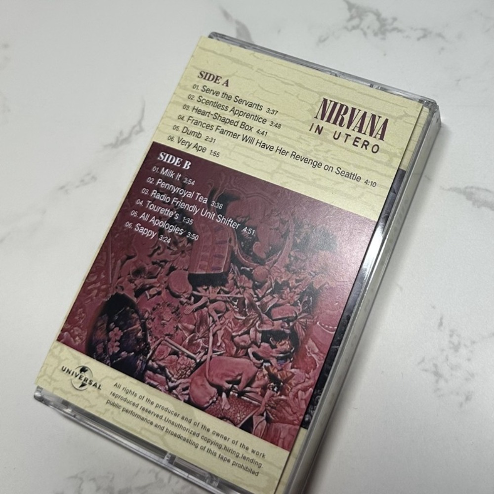 Nirvana Cassette Tape Rock Eng - Audio Music New Song reseña y precio