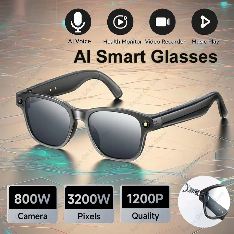 AI Smart Glasses 8 Million Cam - Audio Music To Video reseña y precio