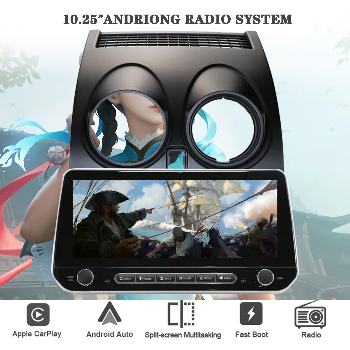 For Nissan Qashqai J10 2006 -  - Audio Music India reseña y precio