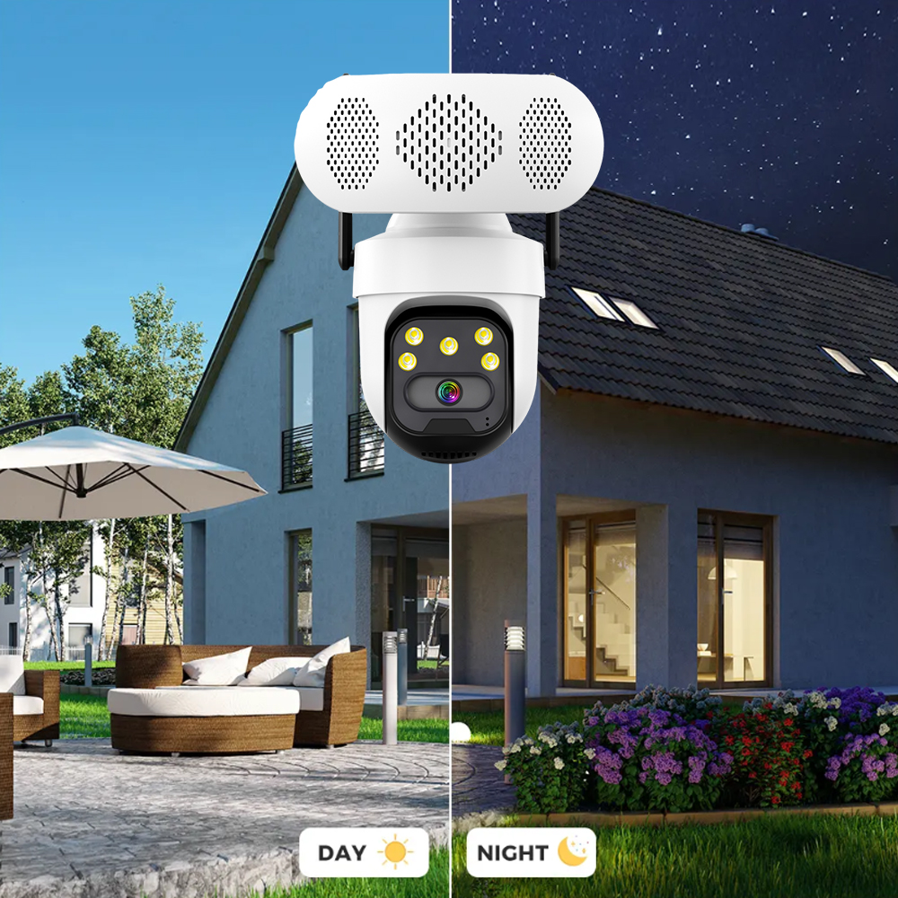 5MP Bluetooth Speaker PTZ Came - Audio Music Track reseña y precio