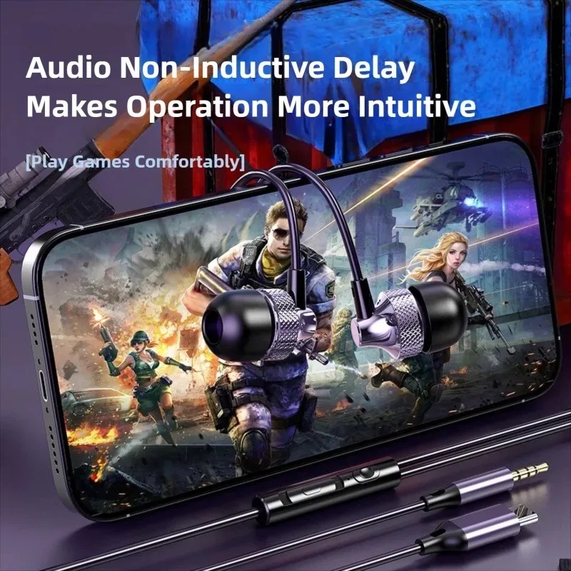 Portable Type C 3.5mm Music Ea - Audio Music Game reseña y precio