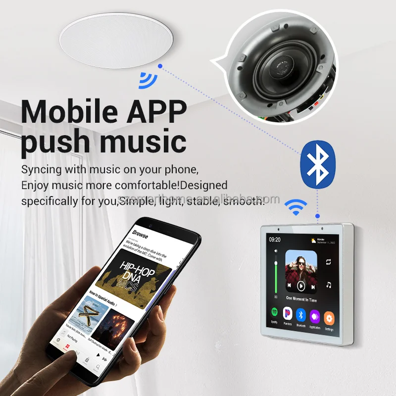 4-Inch Smart Home Background M - Audio Music Background Free reseña y precio