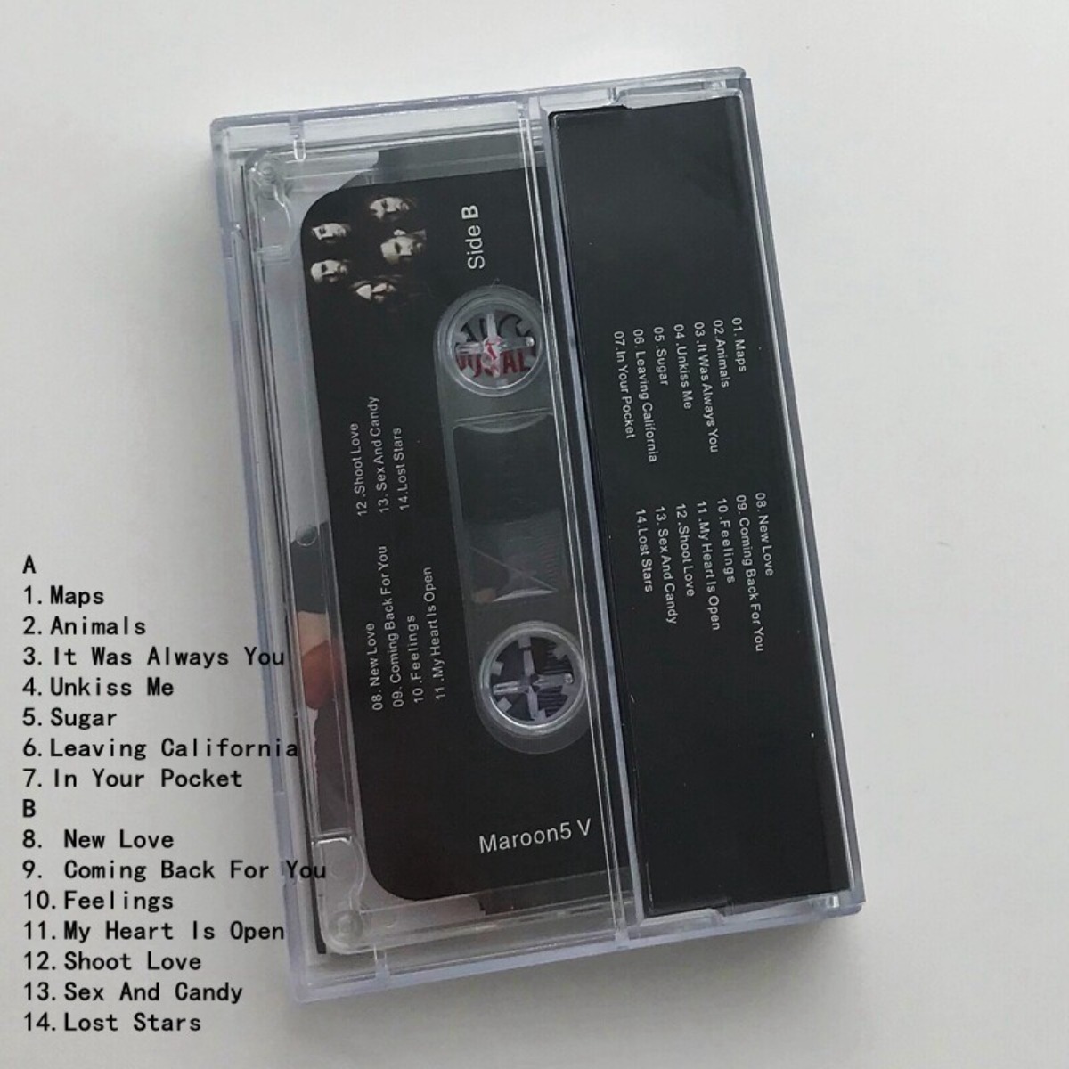 Maroon 5 V Cassette Tape Engli - Audio Music New Song reseña y precio