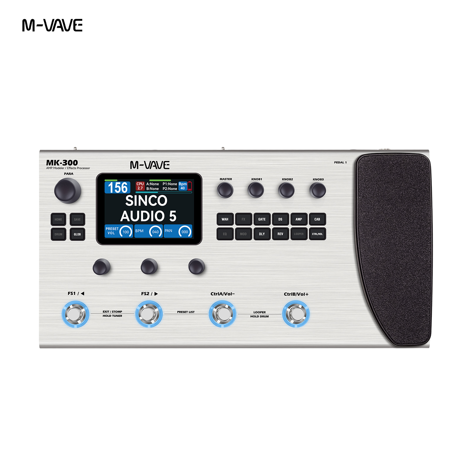 M-VAVE MK-300 Multi-Function G - Looper Pedal Guitar reseña y precio